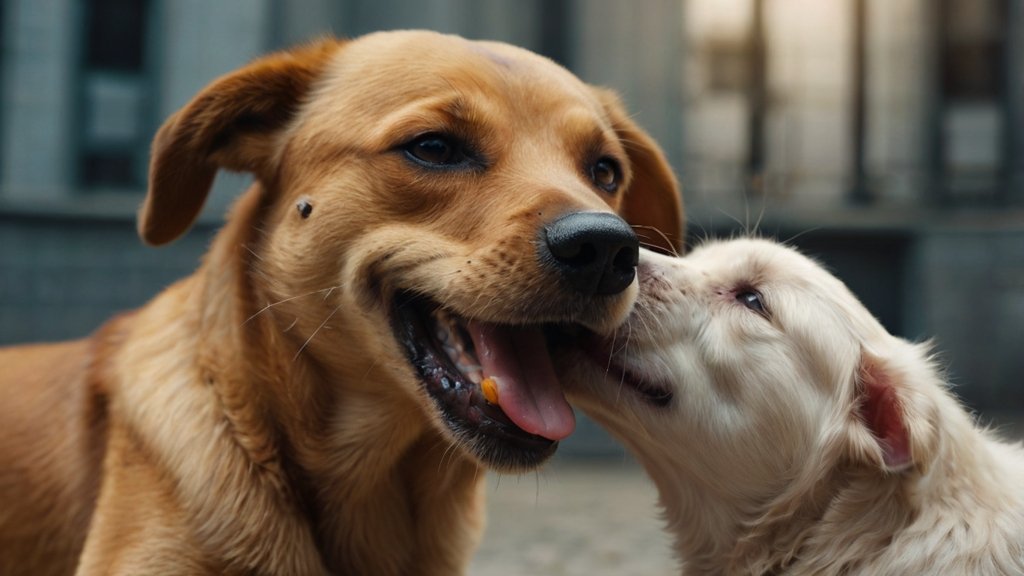 Por que os cães lambem você?