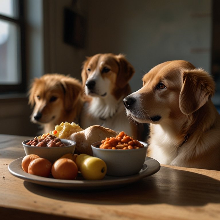 cachorro comendo ração crua